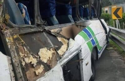 Universidad responde por accidente de tránsito