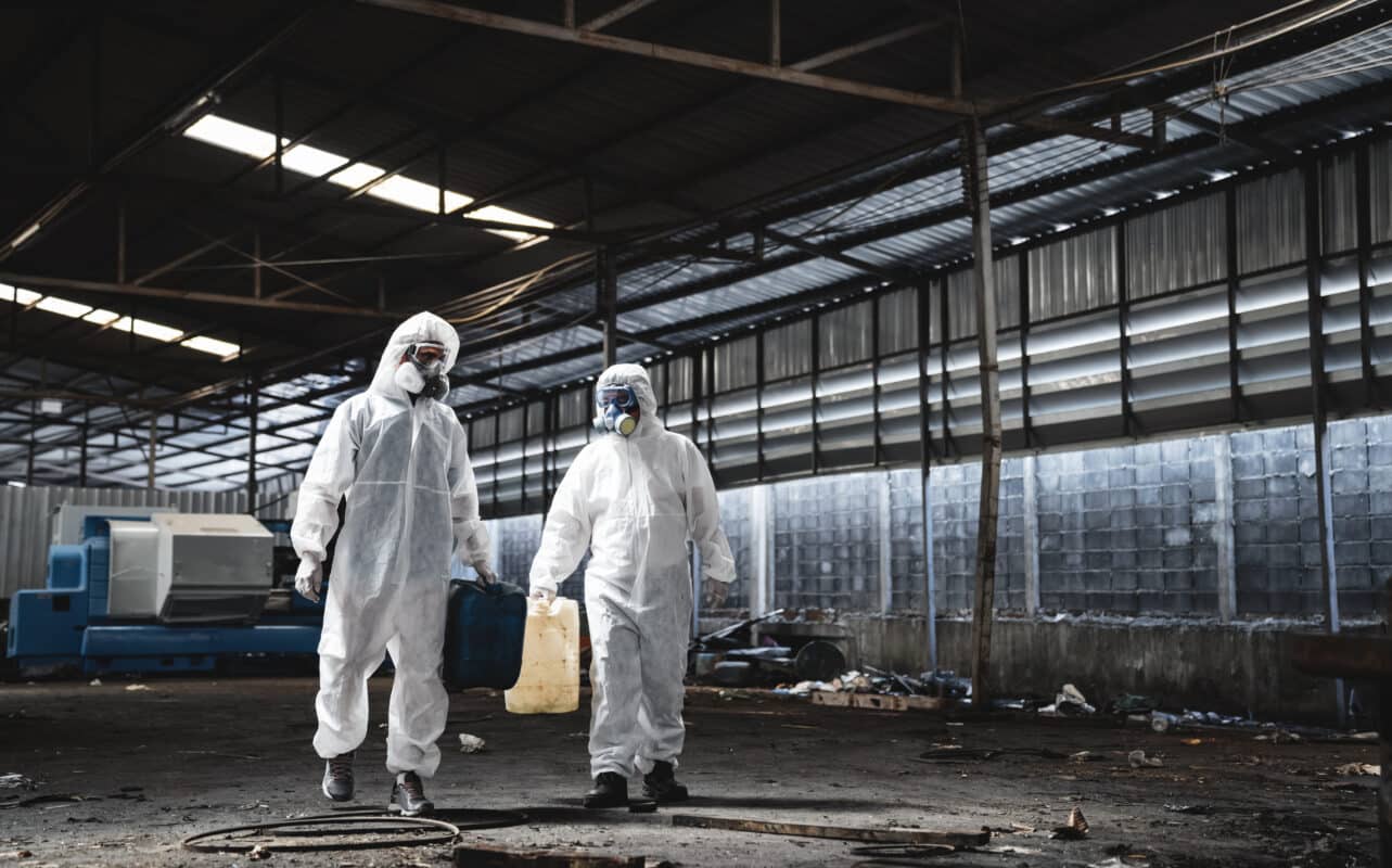 indemnización por asbesto en entornos industriales